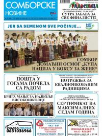 Somborske novine - broj 3369, 18. jan 2019.