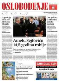 Oslobođenje - broj 25624, 29. mar 2018.