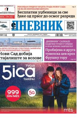 Dnevnik - broj 28281, 6. dec 2025.