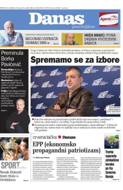 Danas - broj 7945, 1. jul 2019.