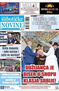 Nove Subotičke novine - broj 128, 16. avg 2019.