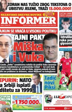 Informer - broj 1356, 11. okt 2016.