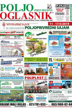 Poljoprivredni Oglasnik - broj 392, 28. feb 2019.