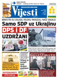 Vijesti - broj 5722, 4. mar 2014.