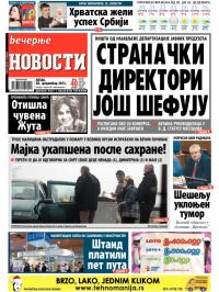 Večernje novosti - broj 1127, 20. dec 2013.