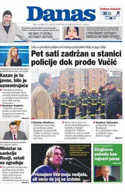 Danas - broj 9252, 15. mar 2023.