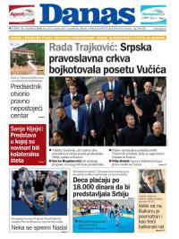 Danas - broj 7652, 11. sep 2018.