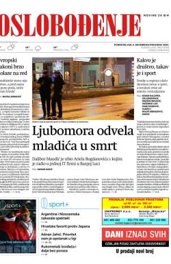 Oslobođenje - broj 27164, 5. dec 2022.