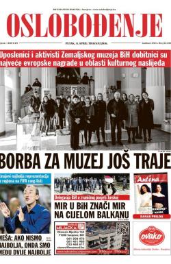 Oslobođenje - broj 24.920, 8. apr 2016.