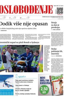 Oslobođenje - broj 28091, 15. dec 2025.