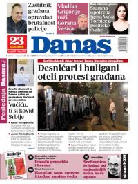 Danas - broj 8321-8322, 11. jul 2020.