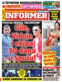 Informer CG - broj 1116, 29. dec 2015.