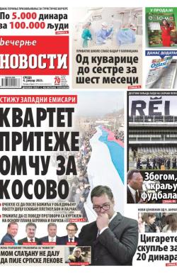 Večernje novosti - broj 4539, 4. jan 2023.