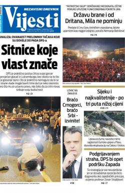 Vijesti - broj 8052, 7. sep 2020.