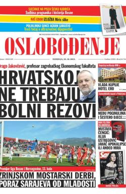 Oslobođenje - broj 24.754, 25. okt 2015.
