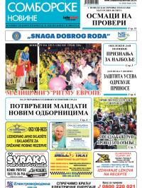 Somborske novine - broj 3129, 13. jun 2014.