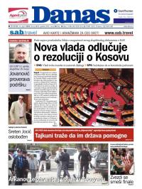 Danas - broj 6030, 3. apr 2014.