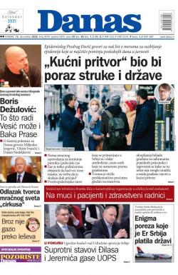 Danas - broj 8478, 15. dec 2020.