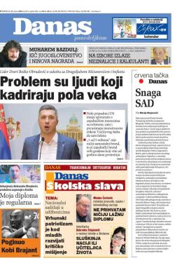 Danas - broj 8155, 27. jan 2020.