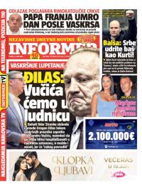 Informer - broj 3960, 22. apr 2025.