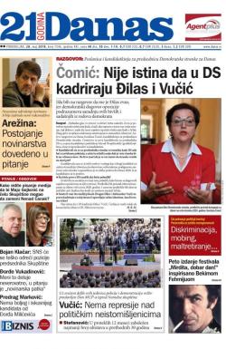 Danas - broj 7546, 28. maj 2018.