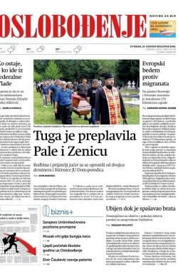 Oslobođenje - broj 26130, 27. avg 2019.