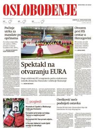 Oslobođenje - broj 24.984, 11. jun 2016.