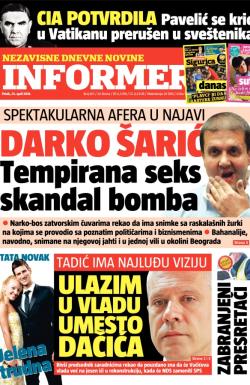 Informer - broj 601, 25. apr 2014.