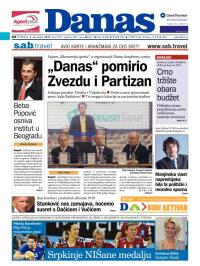 Danas - broj 5911, 5. dec 2013.