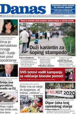 Danas - broj 8233, 14. apr 2020.