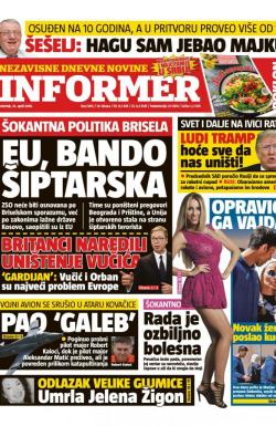 Informer - broj 1815, 12. apr 2018.