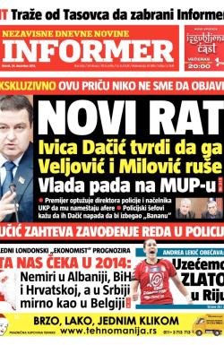 Informer - broj 502, 24. dec 2013.