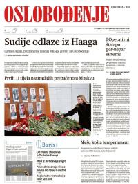 Oslobođenje - broj 25177, 27. dec 2016.