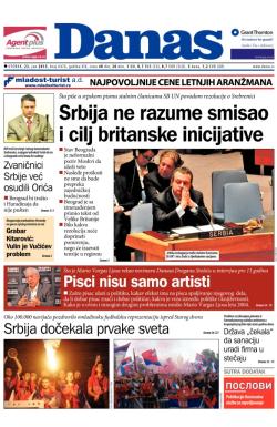 Danas - broj 6476, 23. jun 2015.