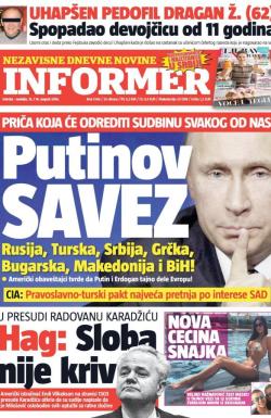 Informer - broj 1306, 13. avg 2016.