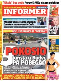 Informer CG - broj 998, 13. avg 2015.