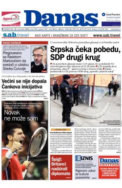 Danas - broj 5894, 18. nov 2013.