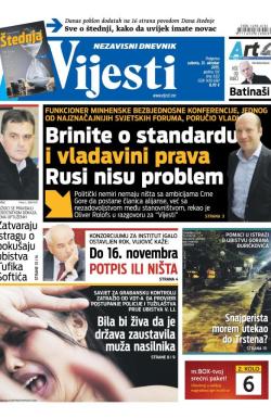Vijesti - broj 6322, 31. okt 2015.