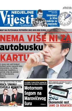 Vijesti - broj 5957, 26. okt 2014.