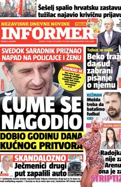 Informer - broj 887, 2. apr 2015.