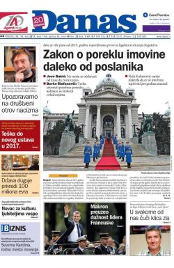 Danas - broj 7168, 15. maj 2017.