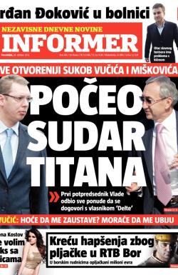 Informer - broj 148, 29. okt 2012.