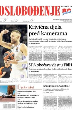 Oslobođenje - broj 27195, 11. jan 2023.