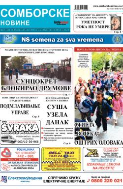 Somborske novine - broj 3089, 6. sep 2013.