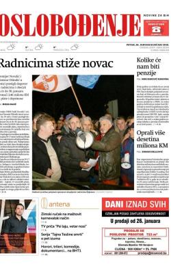 Oslobođenje - broj 25563, 26. jan 2018.