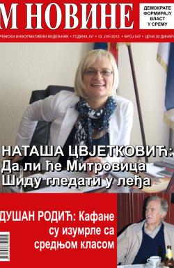 M Novine, Sr. Mitrovica - broj 547, 13. jun 2012.