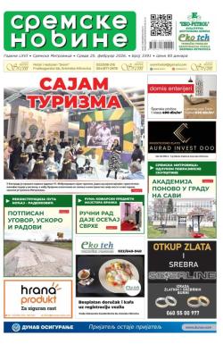 Sremske Novine - broj 3391, 25. feb 2026.
