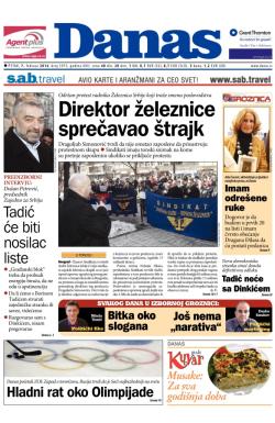 Danas - broj 5975, 7. feb 2014.