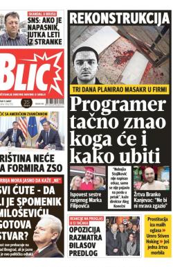 Blic - broj 7572, 15. mar 2018.