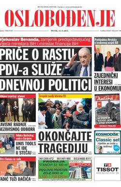 Oslobođenje - broj 24.710, 11. sep 2015.